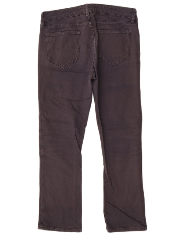 Fat Face Womens Cropped Jeans UK 10 Small W28 L23 Grey Cotton