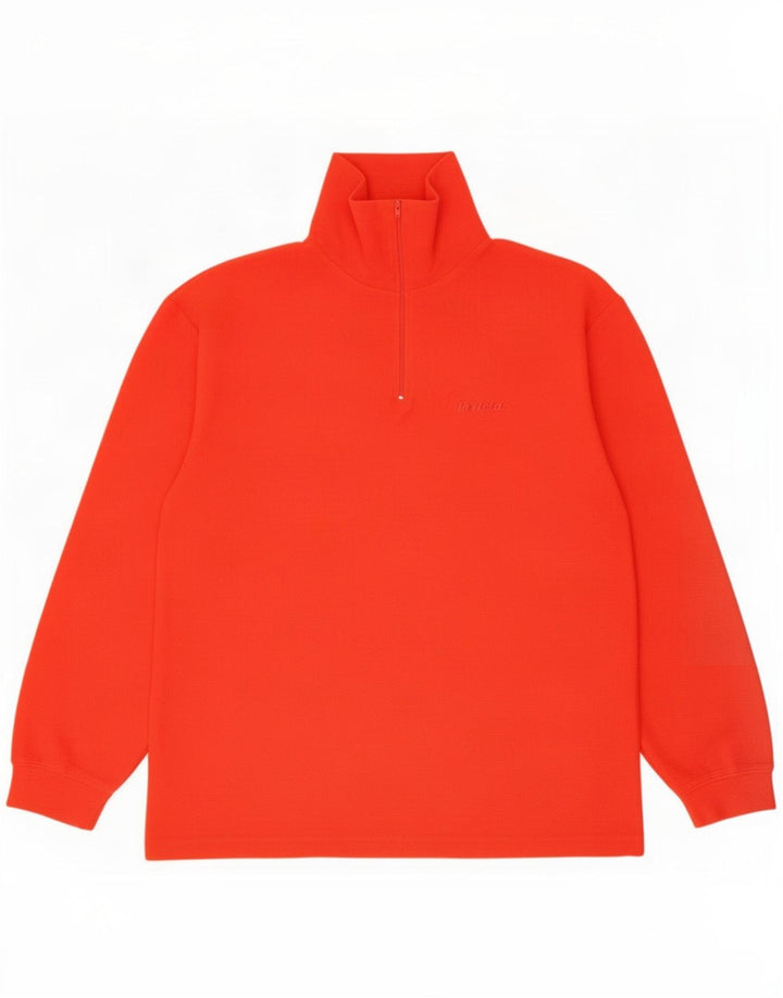 Invicta Fleece Jumper med lynlås til mænd XL Rød Polyester