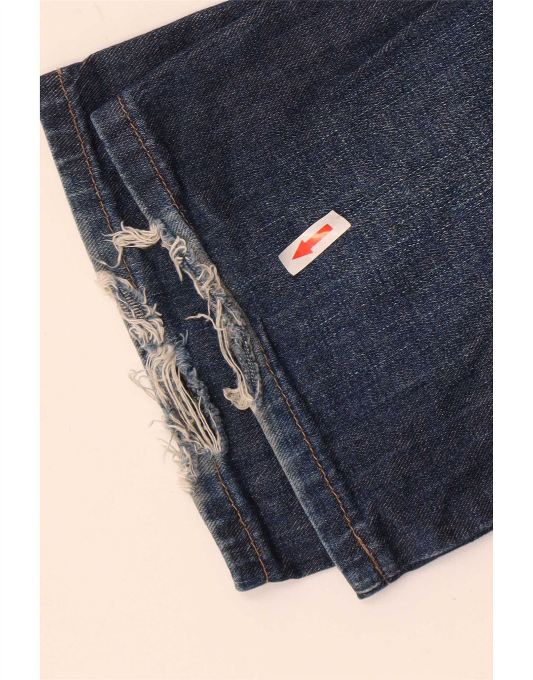 Wrangler Herre Texas Straight Jeans W36 L34 Blå Bomuld