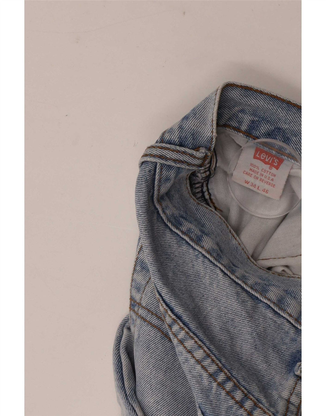 Levi's Herre tilspidsede jeans W34 L28 blå bomuld