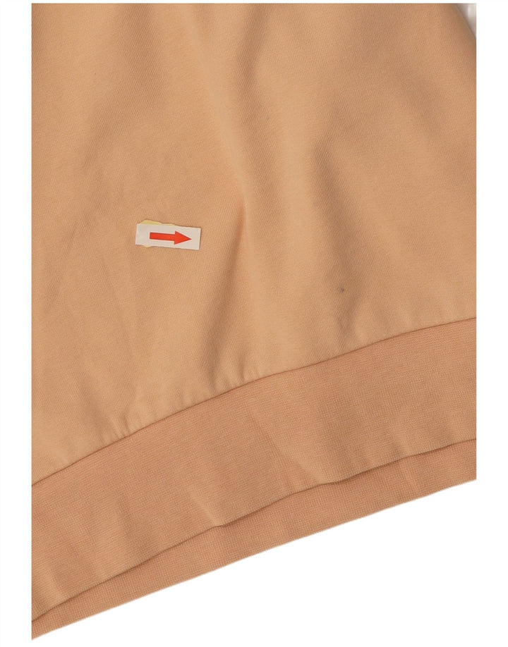 PUMA Oversized Sweatshirt Jumper UK 14 Medium Gul Bomuld