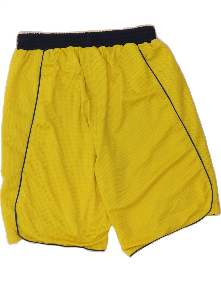 ASICS Boys Sport Shorts 13-14 Years Yellow Vintage Asics and Second-Hand Asics from Messina Hembry 