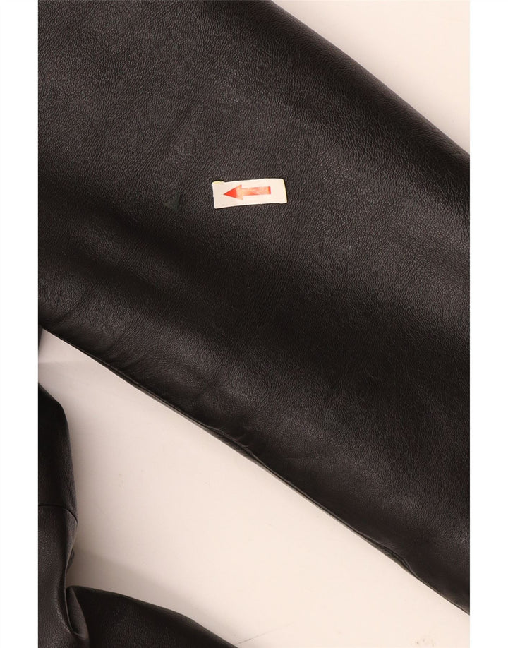 Conbipel Heron Free Heron Leather Coat IT 48 Medium Sort Læder