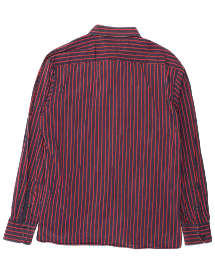 TOMMY HILFIGER Herre Custom Fit skjorte XL marineblå stribet