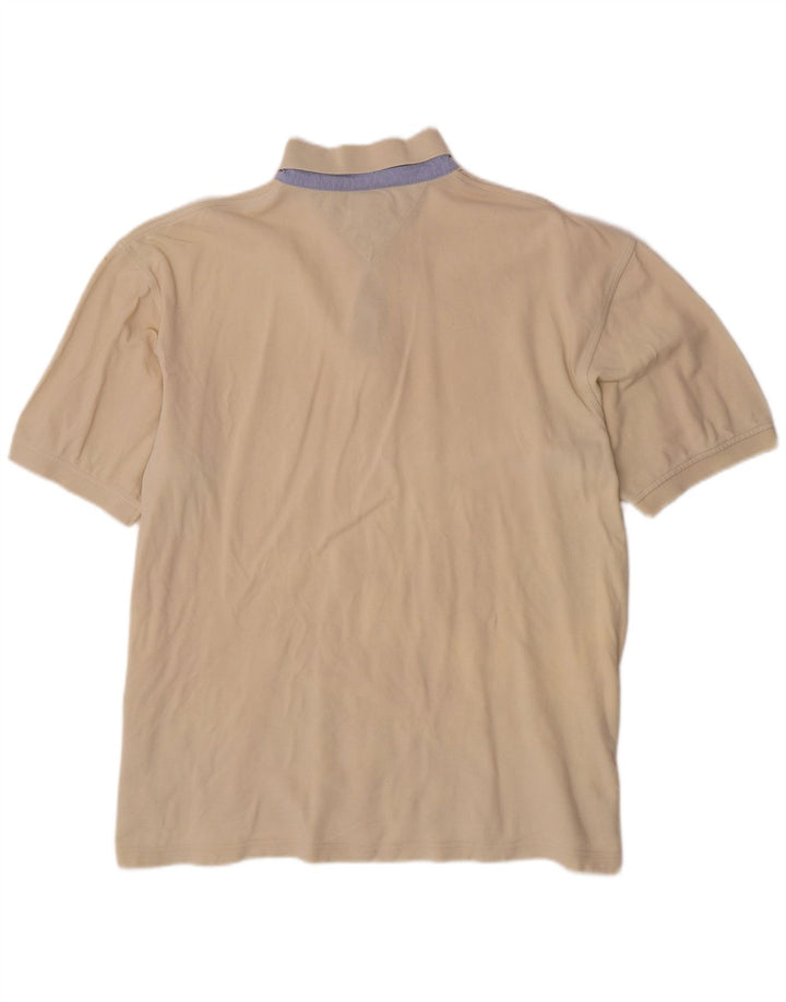 TOMMY HILFIGER Poloshirt til mænd XL Beige Bomuld