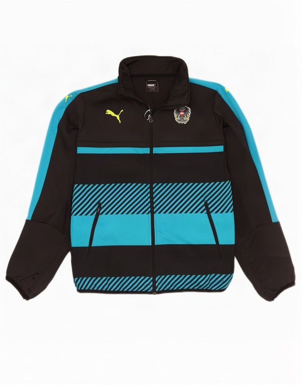 Puma Træningsdragt til mænd Topjakke Stor Sort Colourblock Polyester Sports