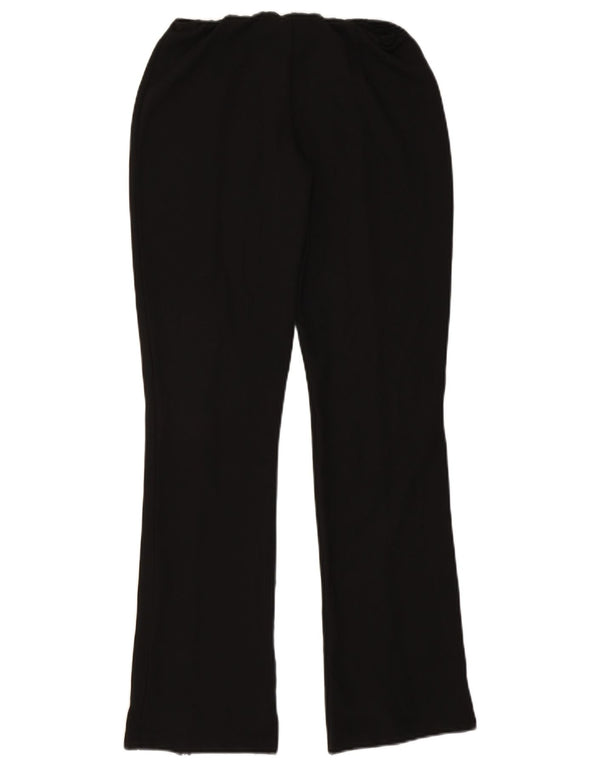 Topshop Dame Bootcut Casual Bukser UK 10 Small W26 L32 Black Classic