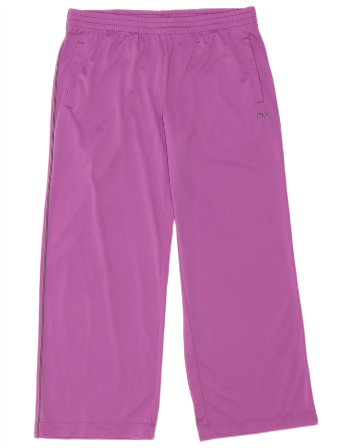 Fila Træningsdragtsbukser til kvinder UK 16 Large Purple Polyester
