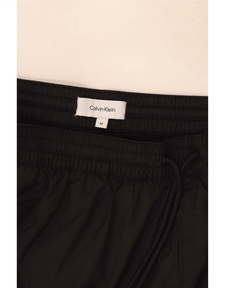 Calvin Klein Herre grafiske svømmeshorts Medium Sort Colourblock