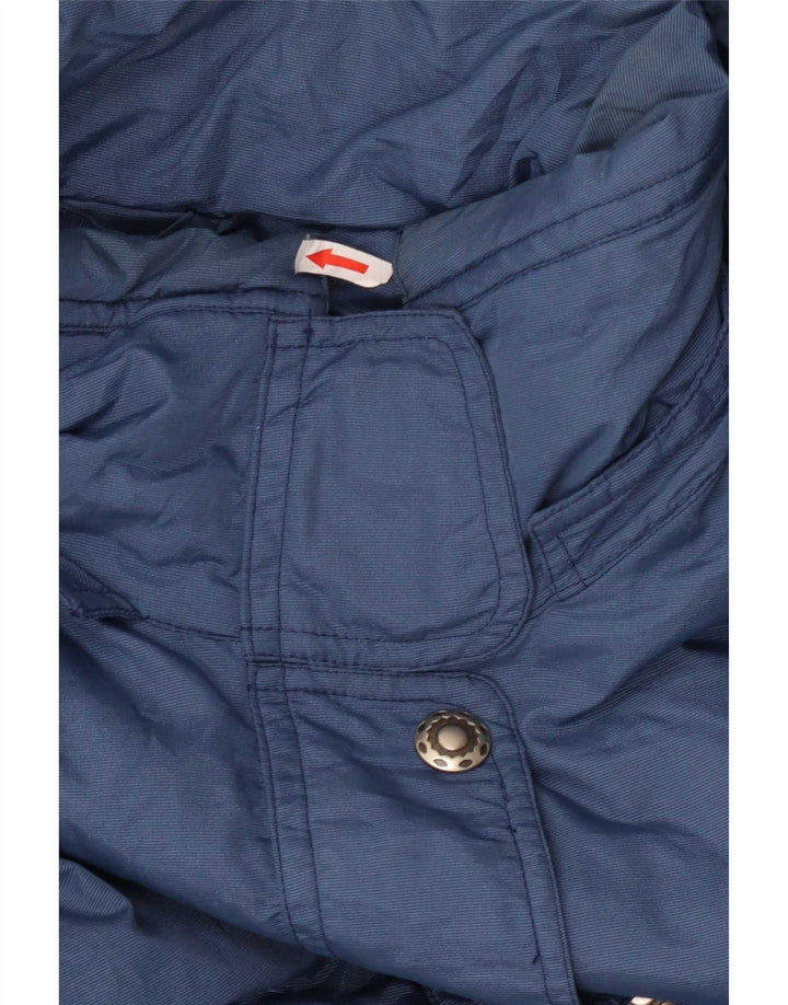 MC Kee's oversized skijumpsuit til kvinder med hætte UK 16 Stor blå polyamid