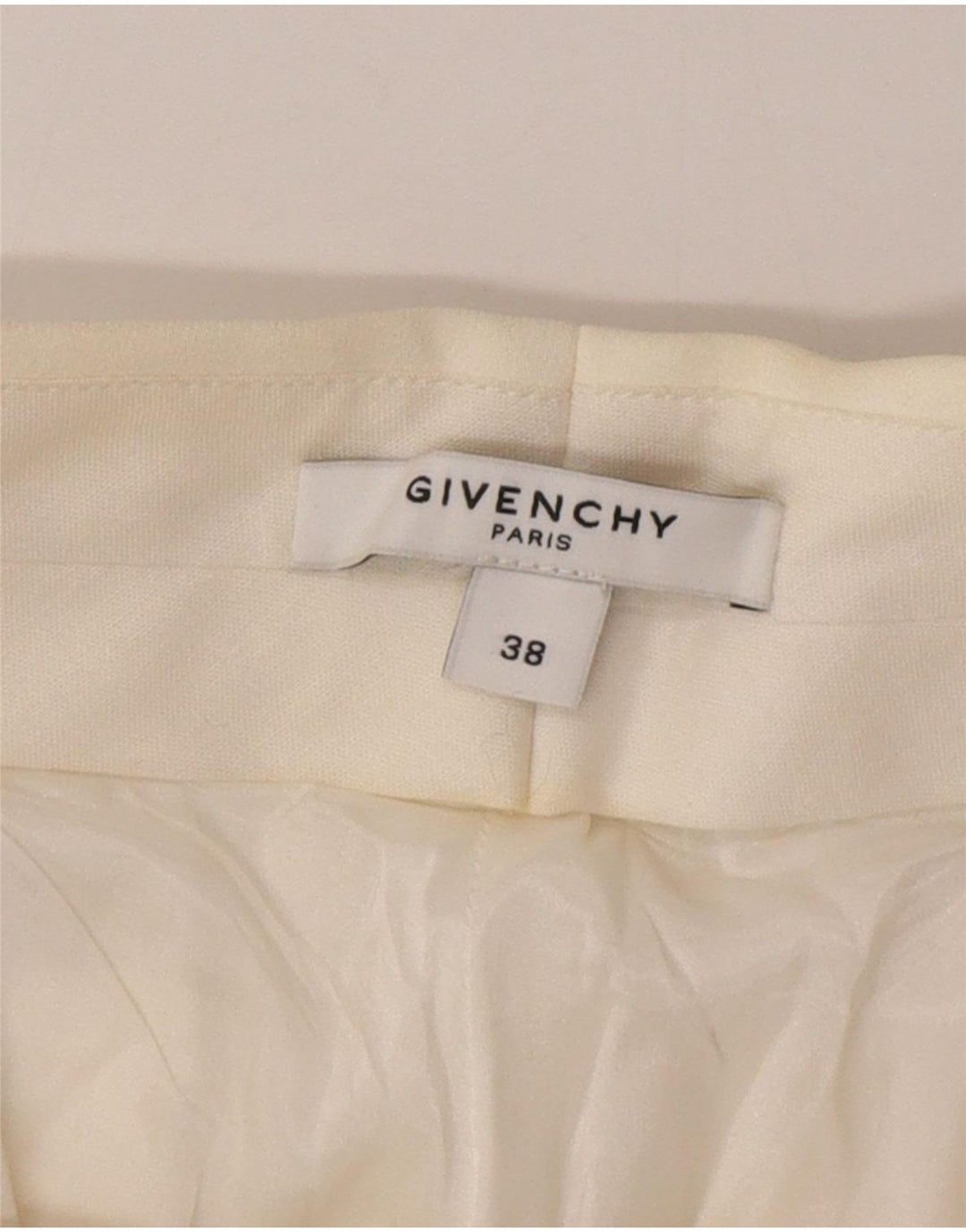 GIVENCHY Casual Bukser til kvinder EU 38 Medium W30 L30 Hvid Klassisk