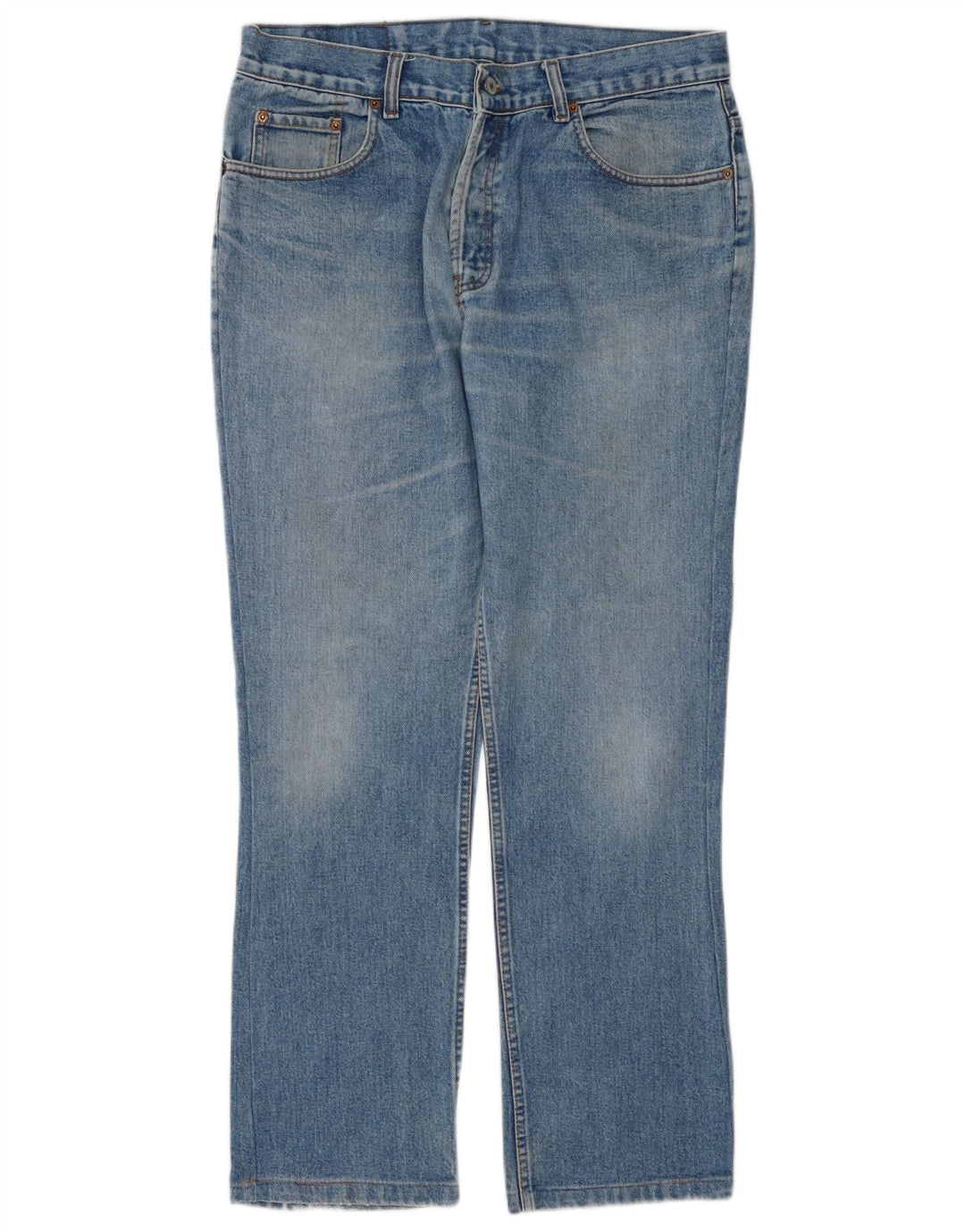 Levi's Herre 501 lige jeans W36 L32 blå bomuld