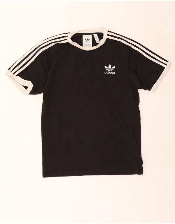 Adidas herre T-shirt top lille sort bomuld