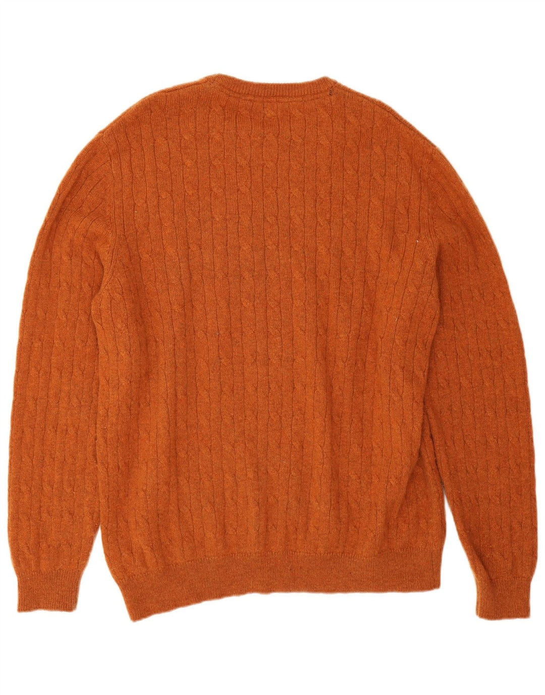 Crew Clothing Herre Crew Neck Jumper Sweater 2XL Brun lammeuld