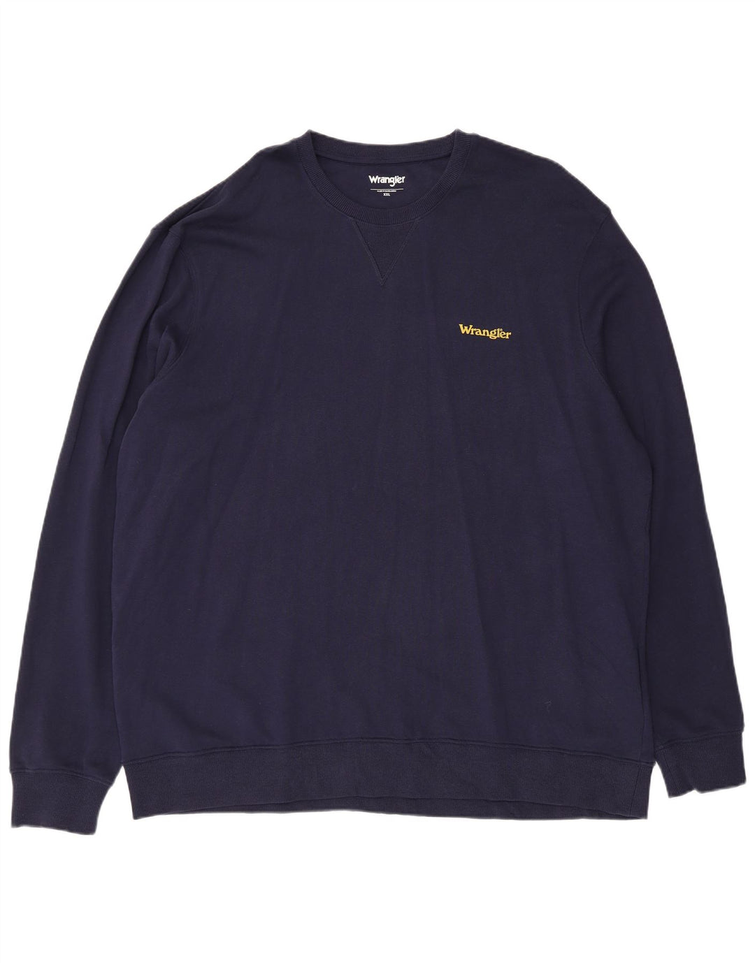 Wrangler Sweatshirt til mænd 2XL marineblå bomuld