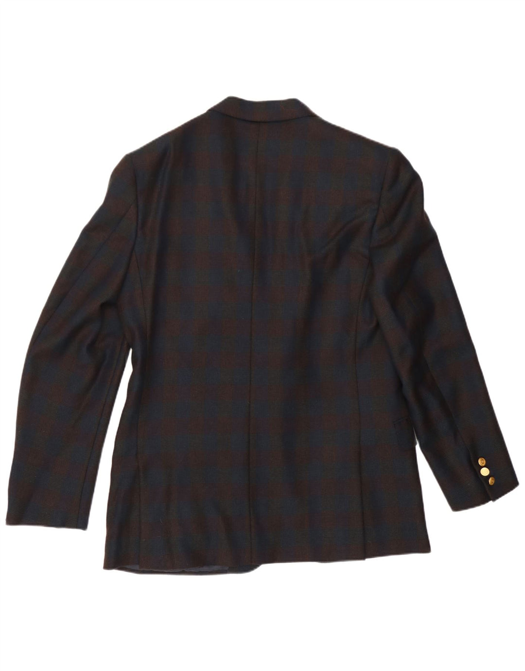 Valentino Herre 2-knaps blazerjakke UK 38 Medium Navy Blue Check