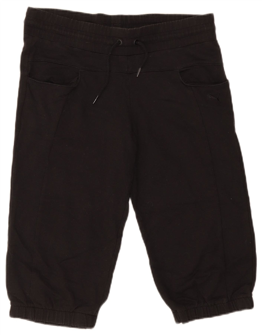 PUMA Bermuda sportsshorts til kvinder UK 8 Small Black Bomuld
