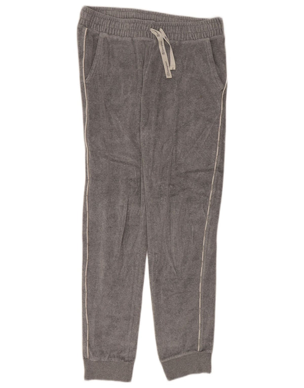 Champion kvinders velour træningsdragt Bukser Joggers UK 18 XL Grå