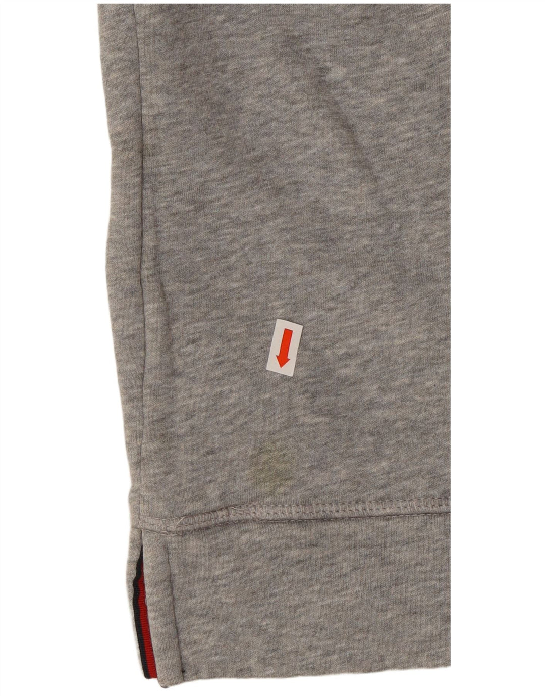 TOMMY HILFIGER oversized grafisk hættetrøje til kvinder UK 14 mellemgrå