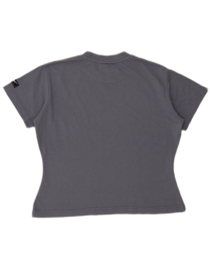 Reebok Womens Crop T-Shirt Top UK 10 Small Grå