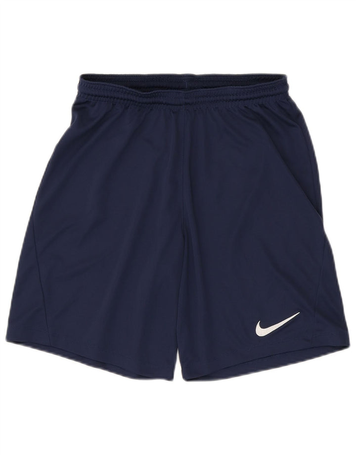 Nike Herre Dri Fit Slim Fit sportsshorts Små marineblå polyester