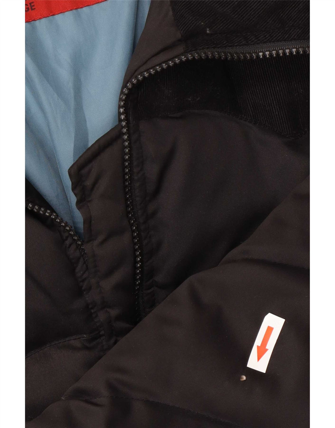 Levi's Polstret bomberjakke til kvinder UK 16 Stor sort polyester