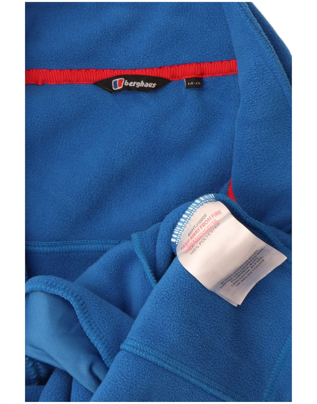 Berghaus Boys Fleecejakke 14-15 år Blå Colourblock Polyester