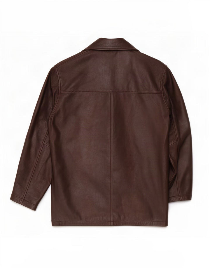 Vintage herre læderjakke UK 42 XL Brun