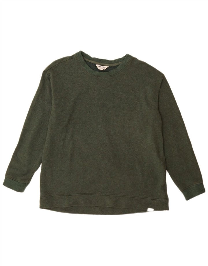 Orvis Herre Sweatshirt Jumper Medium Grøn Modal