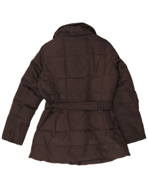 Zara polstret jakke til kvinder UK 18 XL sort polyester