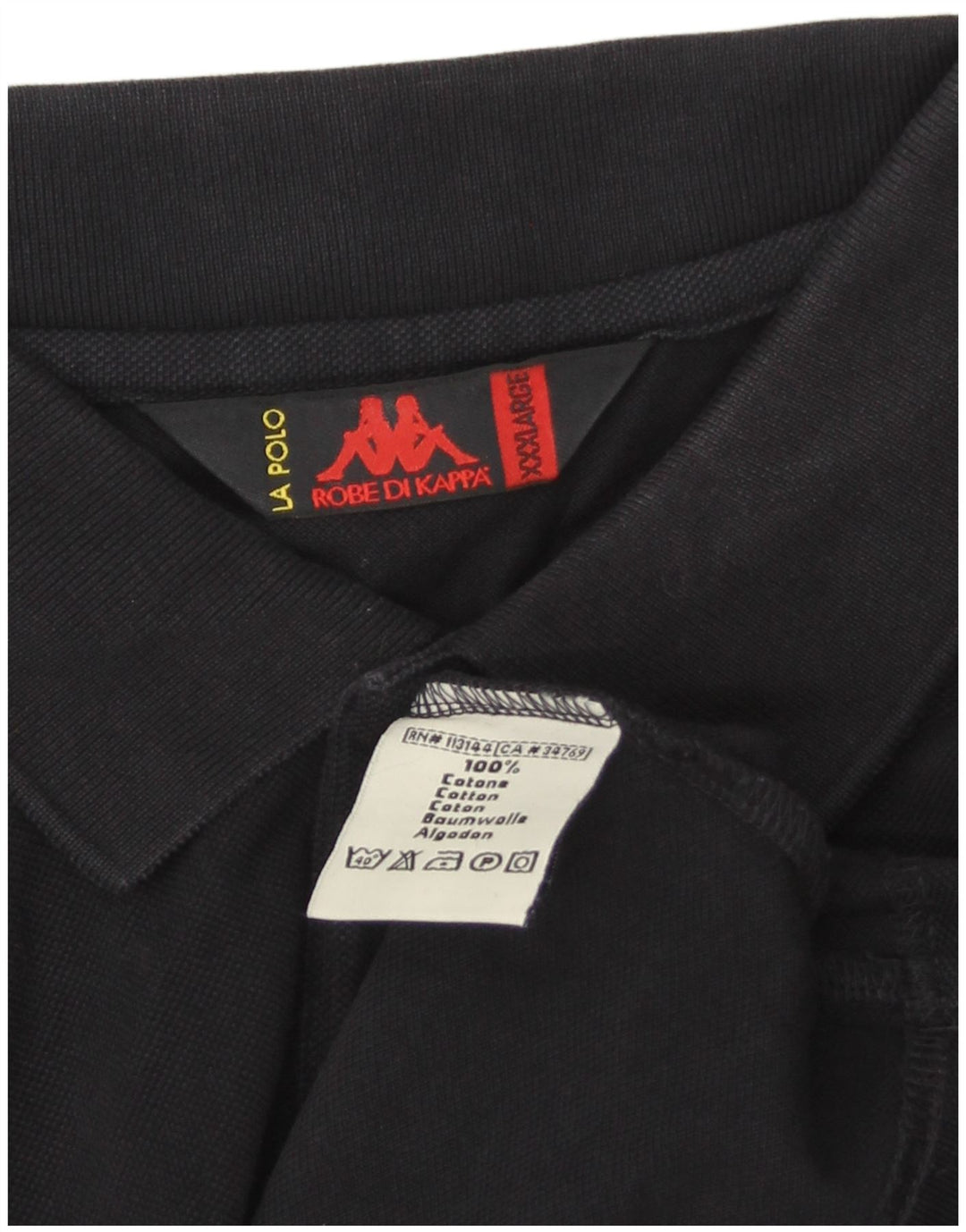 Kappa herre poloskjorte 3XL marineblå bomuld