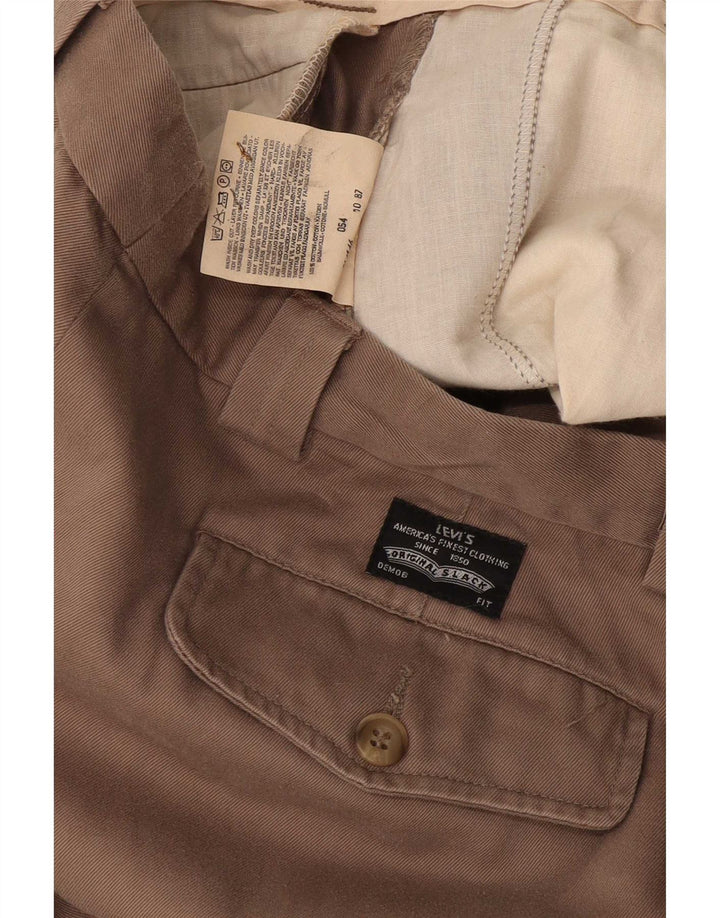 Levi's Womens Pegged Chino Bukser W34 L30 Beige Bomuld