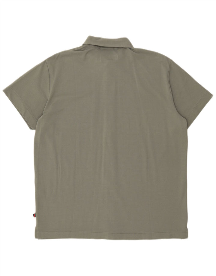 Marlboro Classics Kortærmet Herreskjorte XL Khaki Tactel