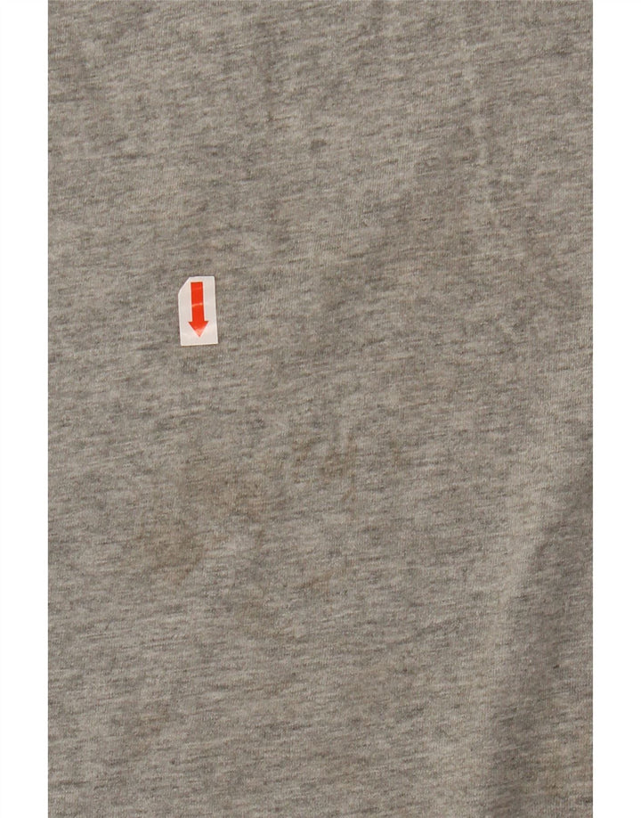 NIKE Herre Athletic Cut Vest Top Lille Grå Flecked Bomuld