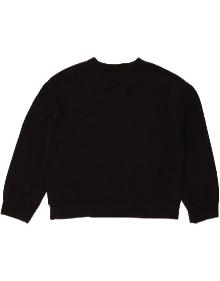 Zara Womens Oversized Sweatshirt Jumper UK 10 Small Black