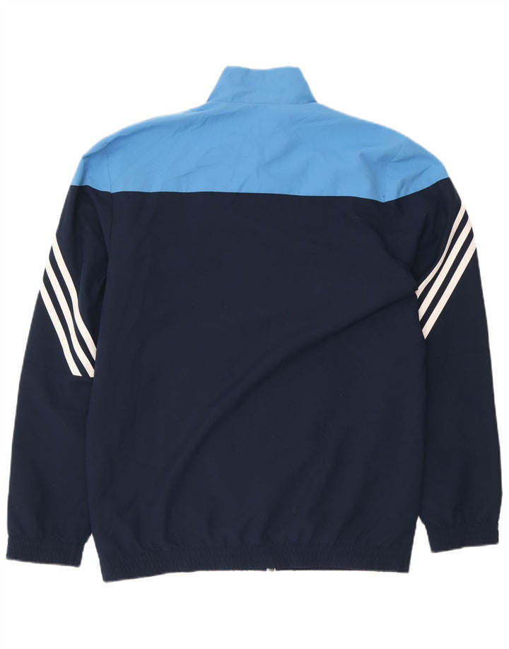 Adidas Træningsdragt til mænd, topjakke UK 36/38 Small Navy Blue Colourblock