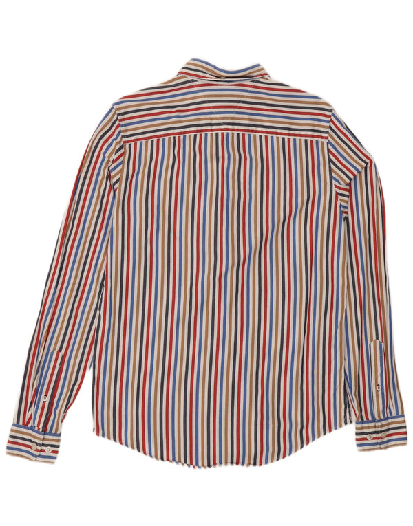 Tommy Hilfiger Herre Slim Fit skjorte XS Flerfarvet stribet bomuld