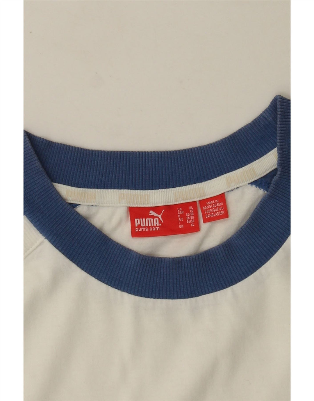 PUMA Herre grafisk vest Top XL Hvid Colourblock