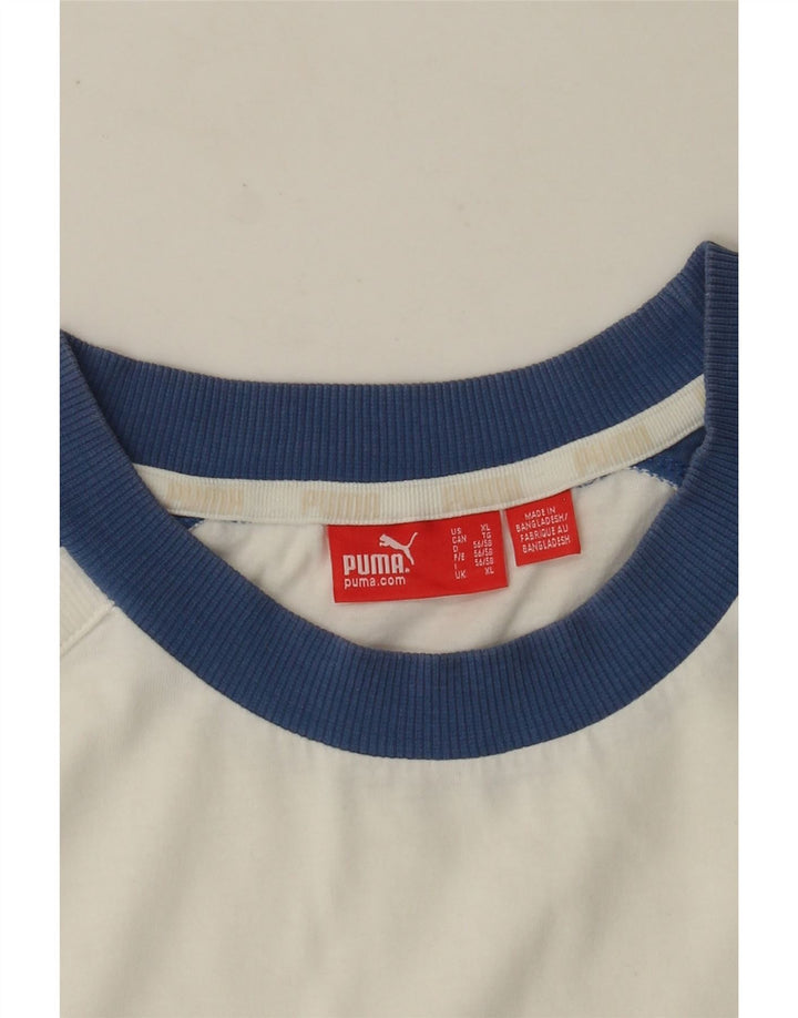 PUMA Herre grafisk vest Top XL Hvid Colourblock