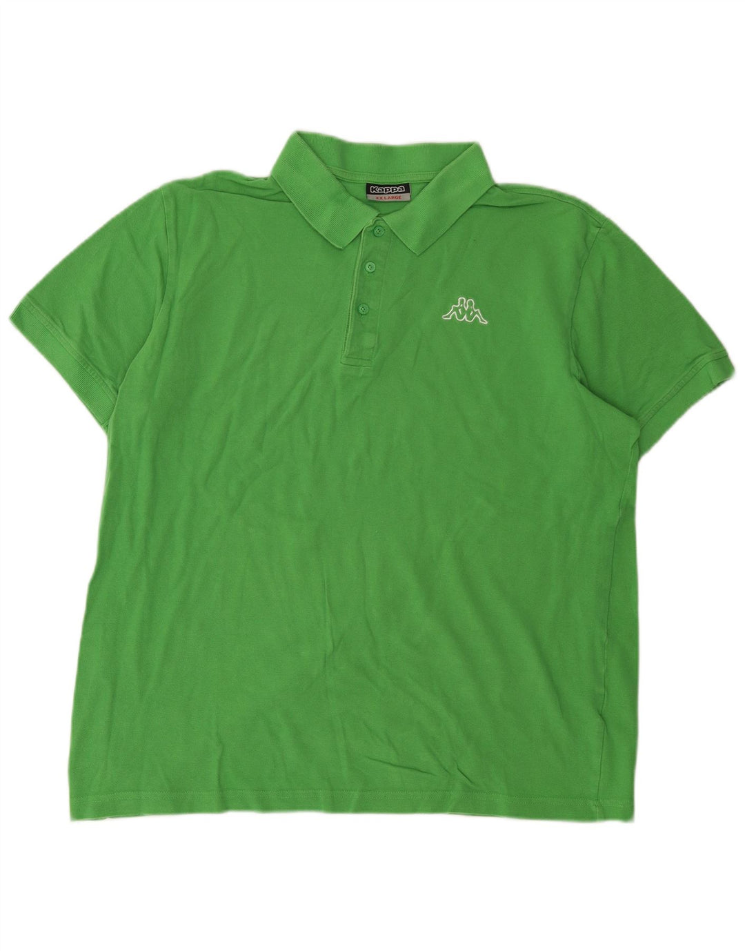 Kappa herre poloshirt 2XL grøn bomuld