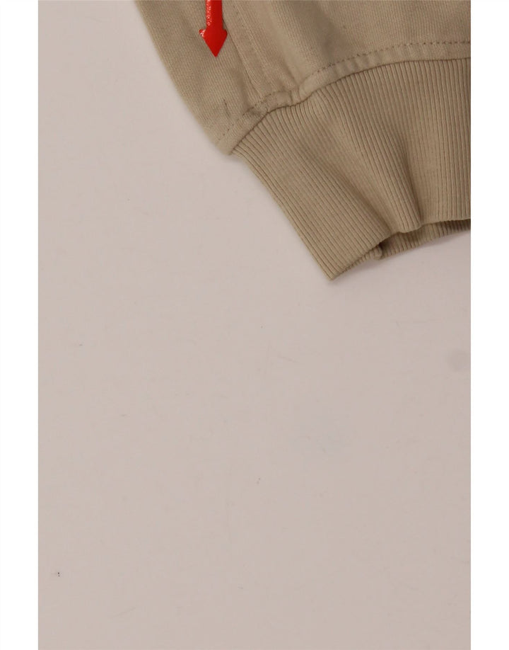Marks & Spencer Herre Grafisk Sweatshirt Jumper Medium Beige Bomuld