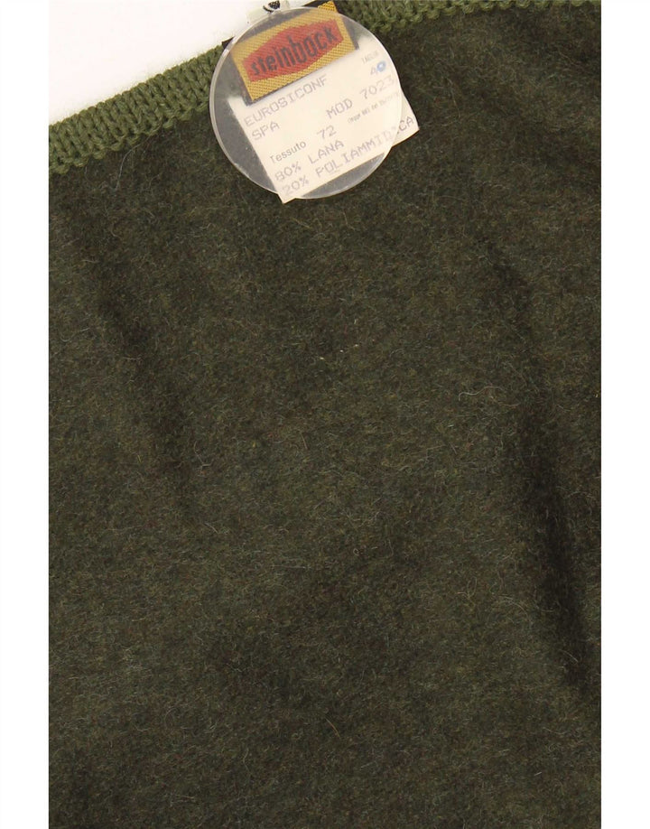 Steinbock Dame Cape Coat EU 40 Medium Green Wool