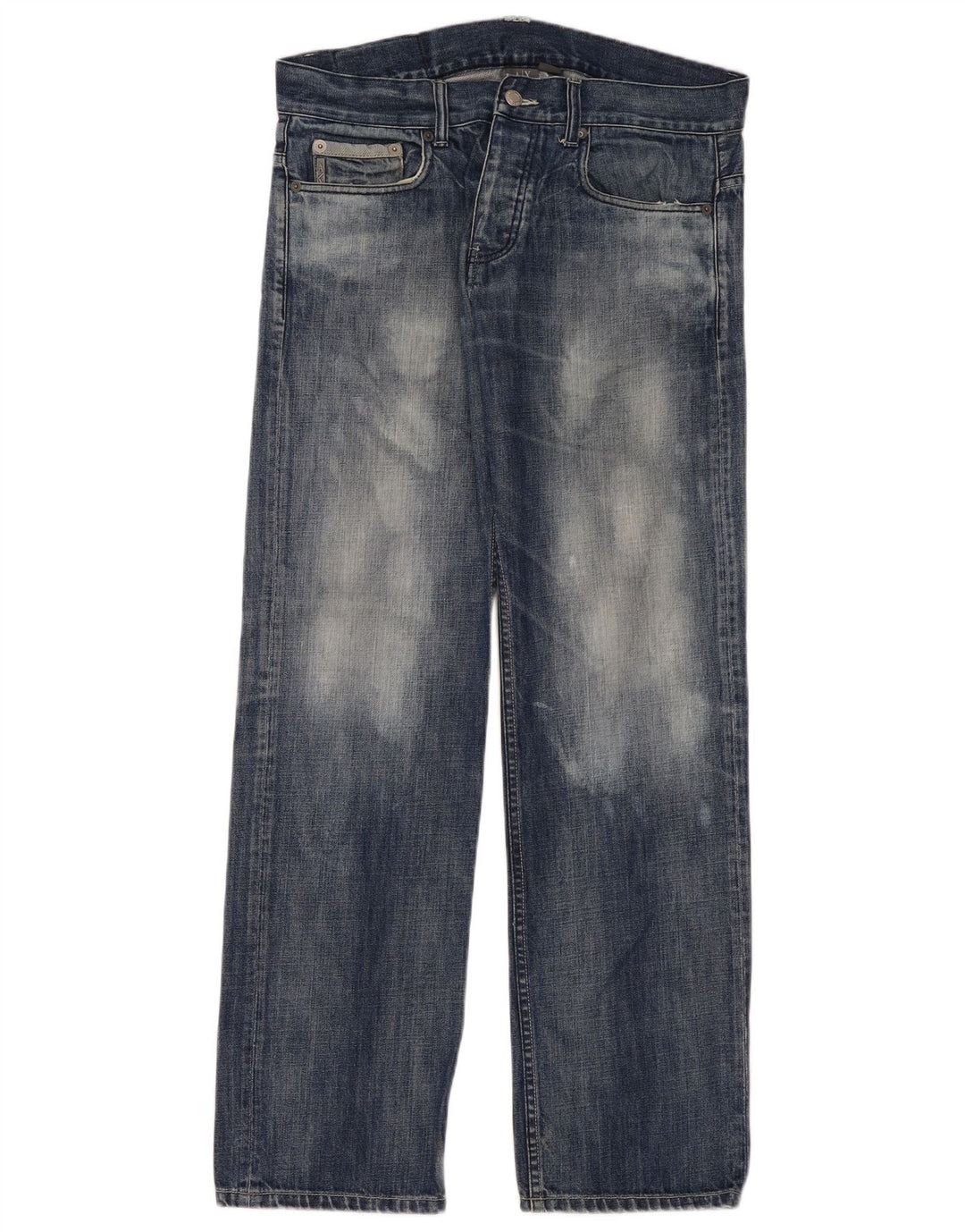 Armani Exchange Herre løse jeans W32 L32 Blå Bomuld