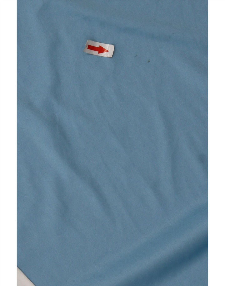 Adidas Herre Climalite Grafisk T-Shirt Top Lille Blå Colourblock Polyester