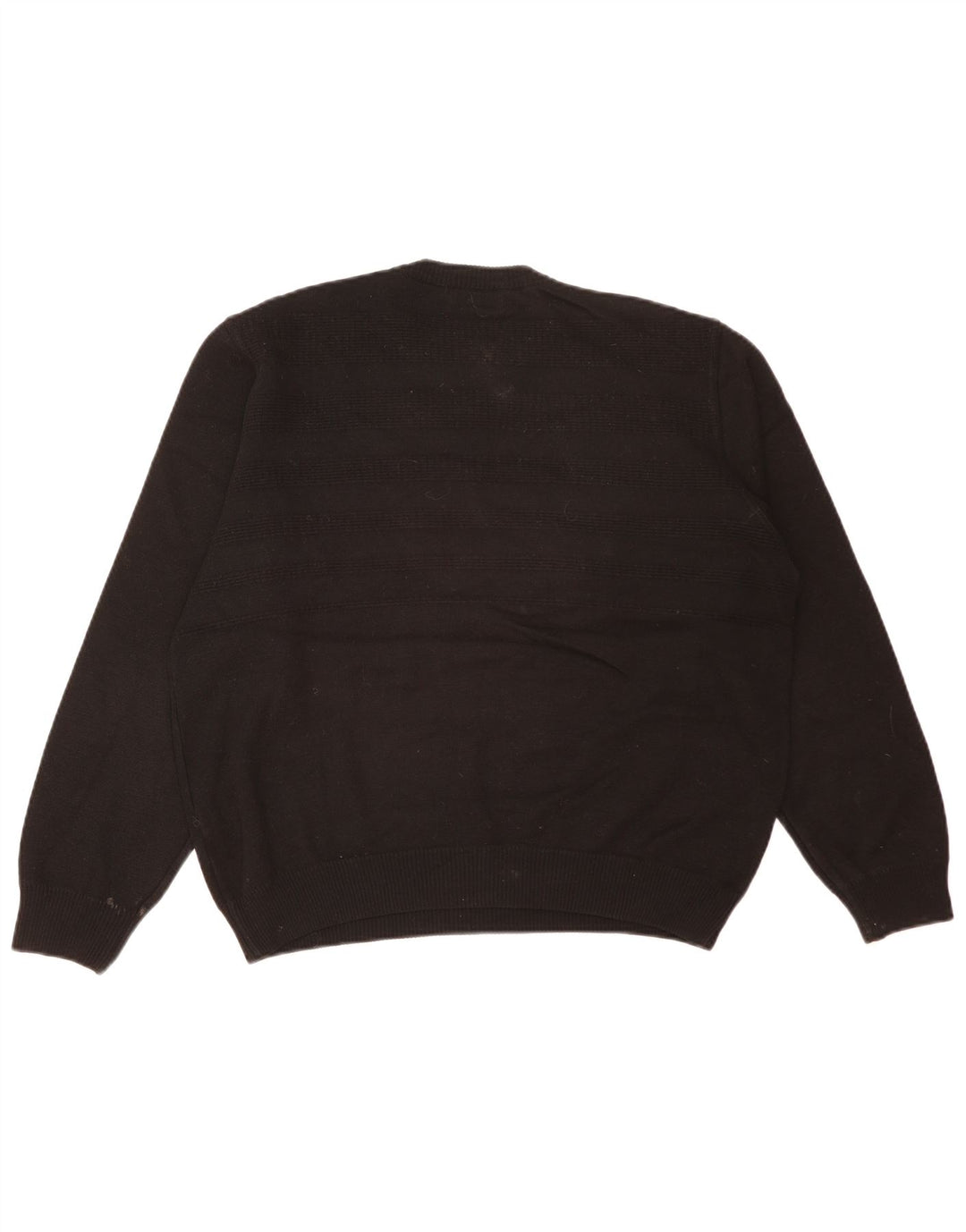 Marks & Spencer Herre sweater med rund hals, stor sort akryl