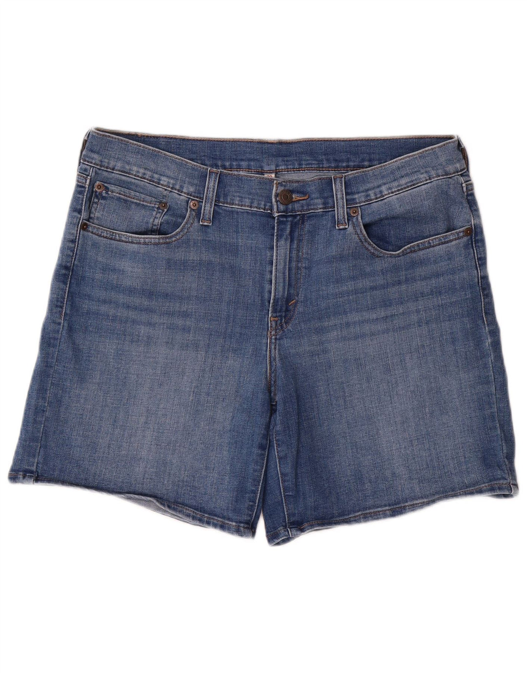 Levi's denimshorts til kvinder W30 mellemblå bomuld