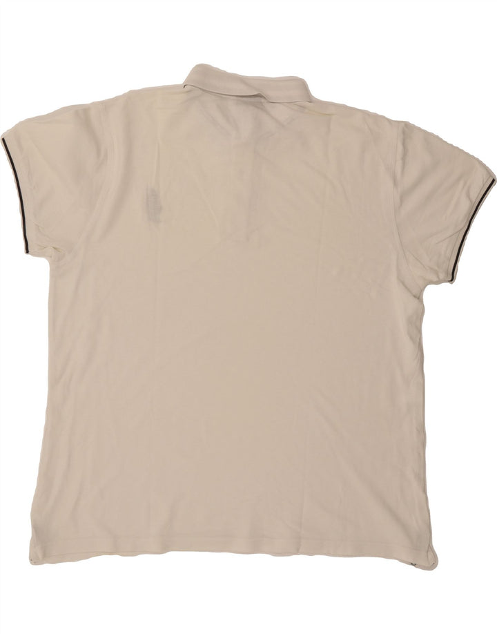 MARLBORO CLASSICS Mens Polo Shirt XL White Vintage Marlboro Classics and Second-Hand Marlboro Classics from Messina Hembry 