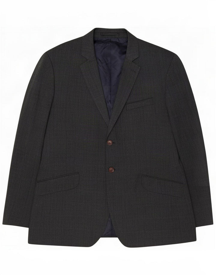 Crew Clothing Herre 2-knaps blazerjakke UK 44 2XL Grå Polyester