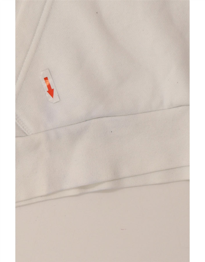 Adidas Hættetrøje til mænd, lille hvid bomuld