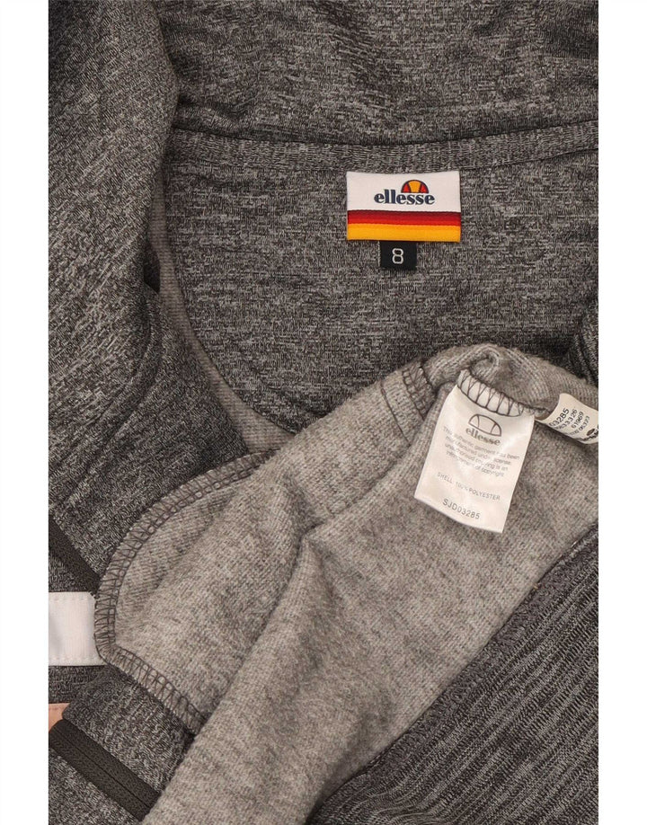 Ellesse Dame Hættetrøje Sweater UK 8 Small Grey Colourblock Polyester